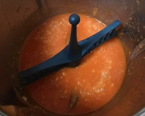 养生食补番茄豌豆白玉羹的做法