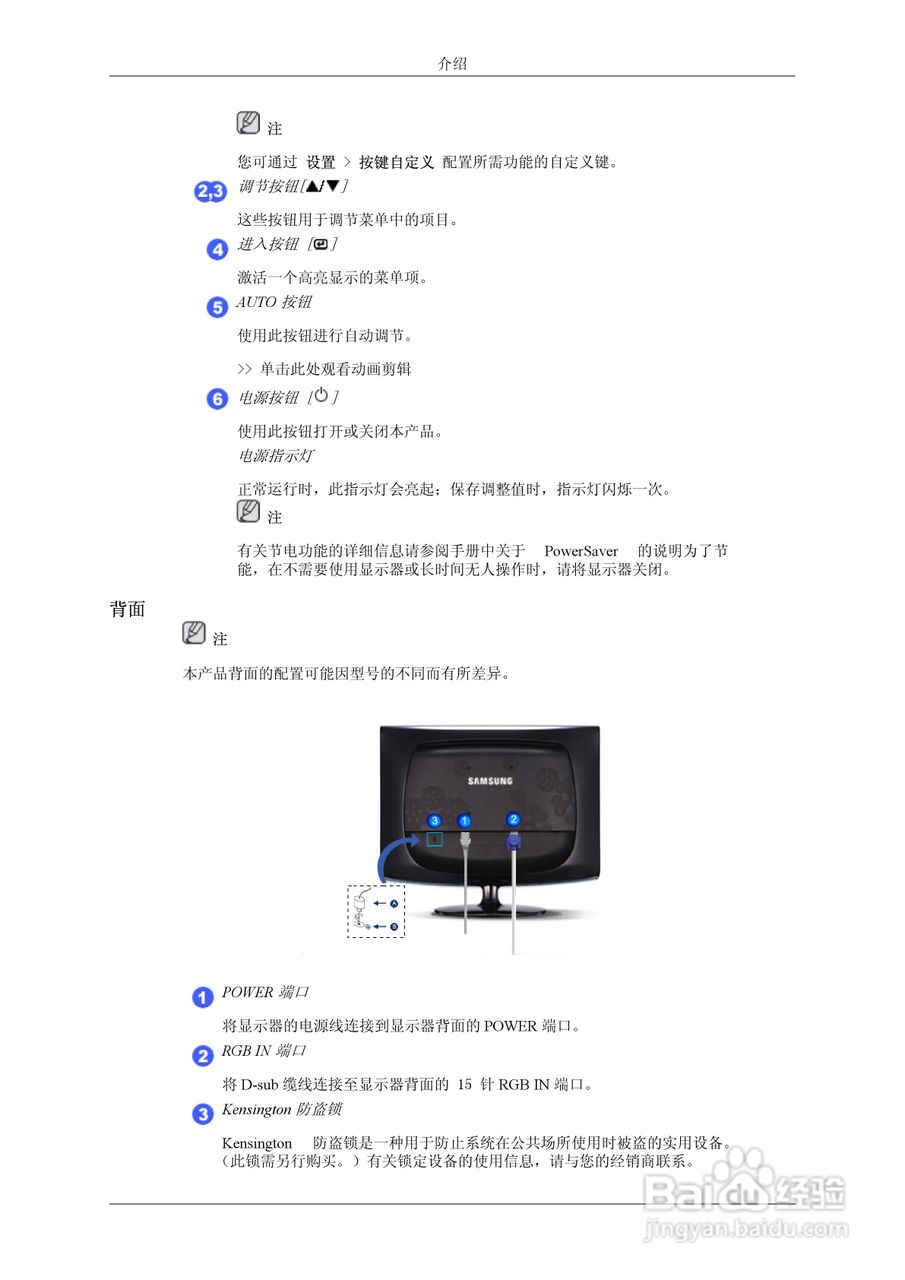 三星933SN液晶显示器使用说明书:[2]