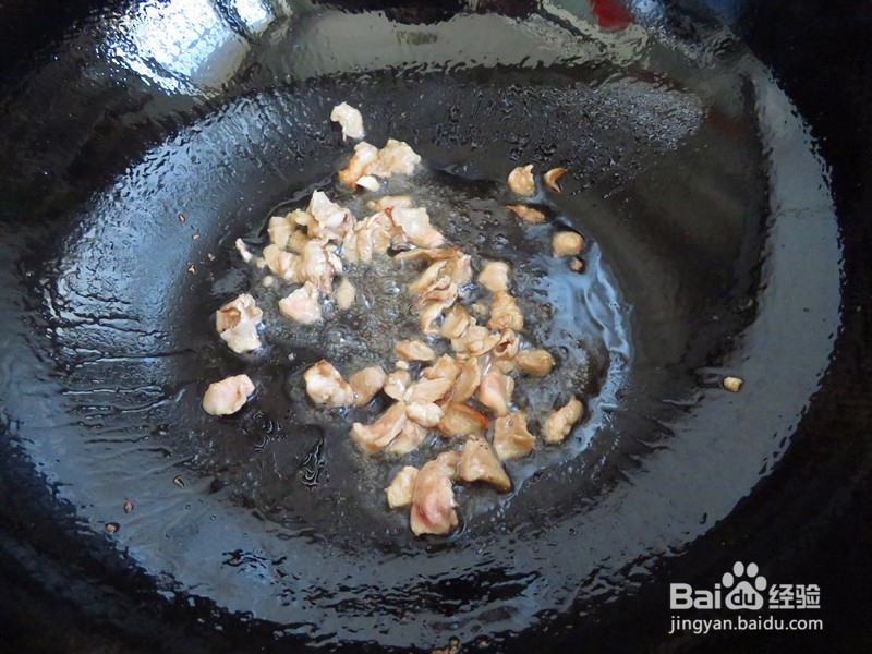 菜花炒肉怎么做？