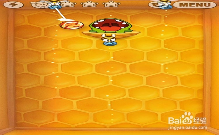 手机游戏割绳子level10-2三星攻略