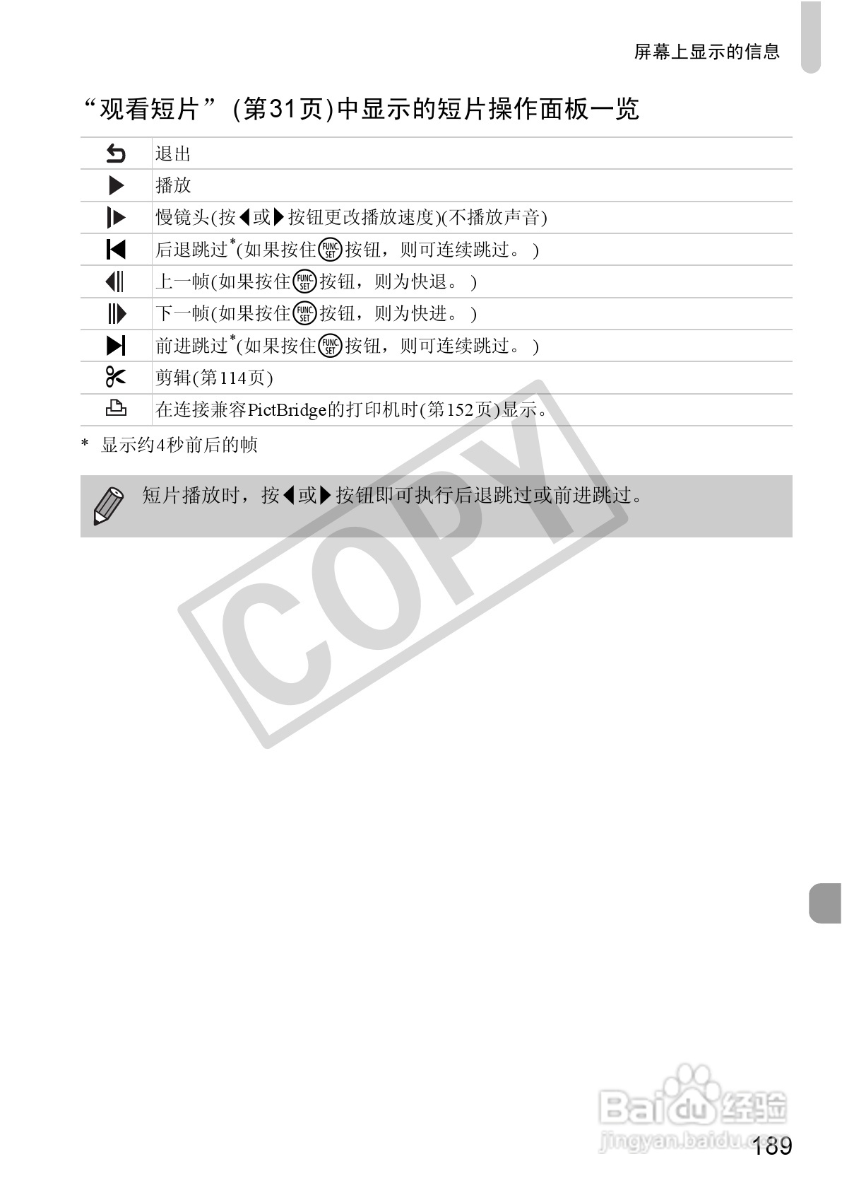 佳能IXUS 115 HS数码相机使用说明书:[19]