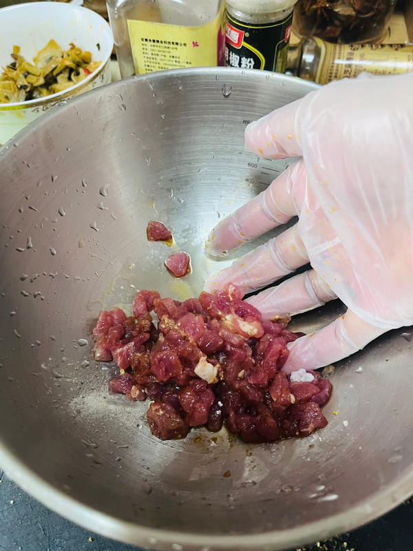 肉沫茄子盖浇饭