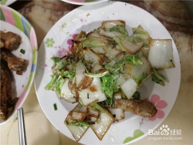 肉汤素炒白菜片