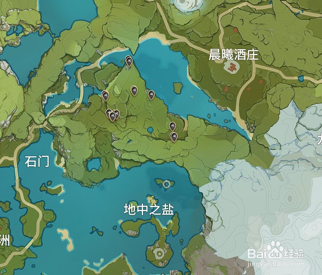 原神白铁矿哪里多