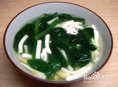 汤食天下[2]菠菜豆腐汤