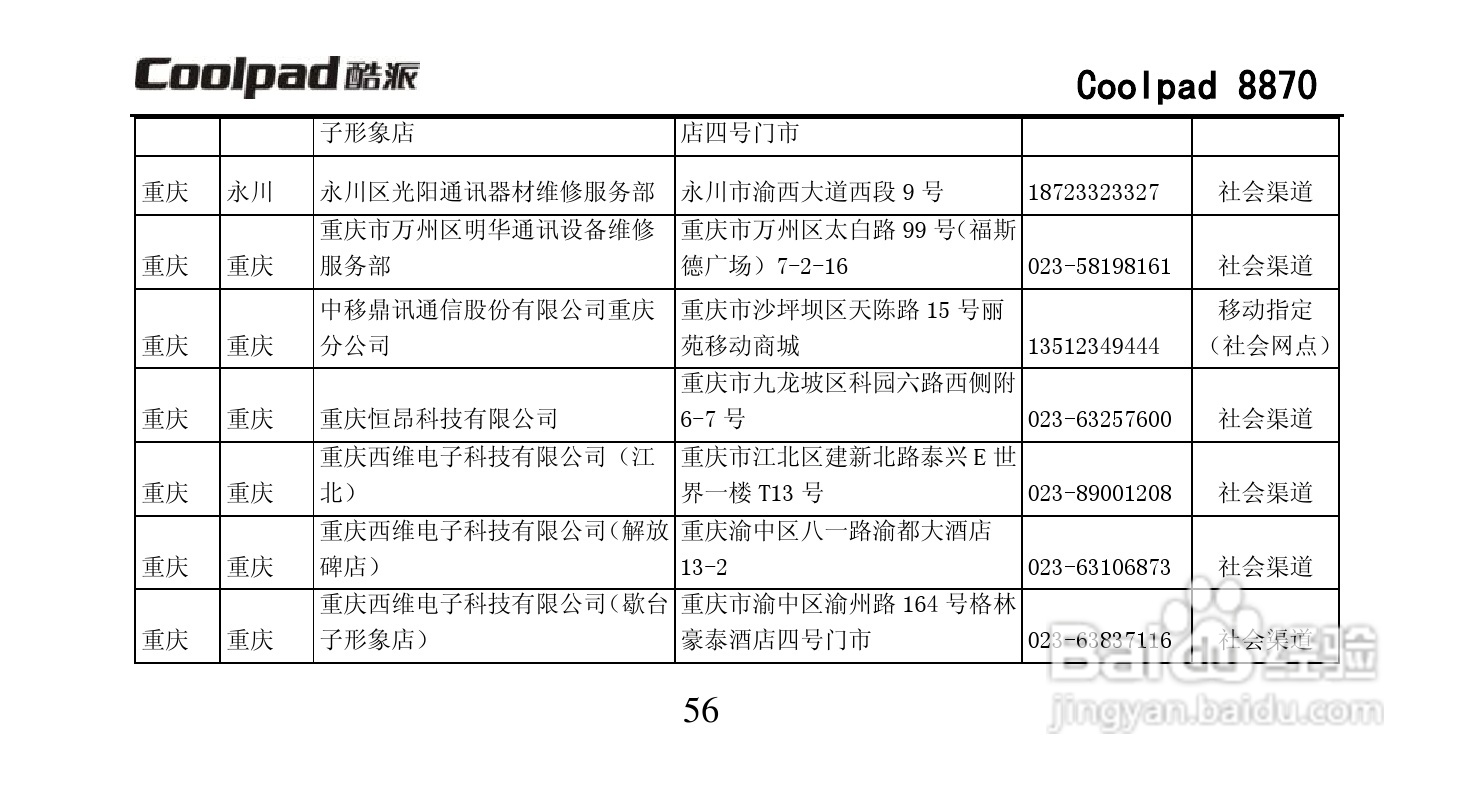 酷派Coolpad 8870手机说明书:[7]