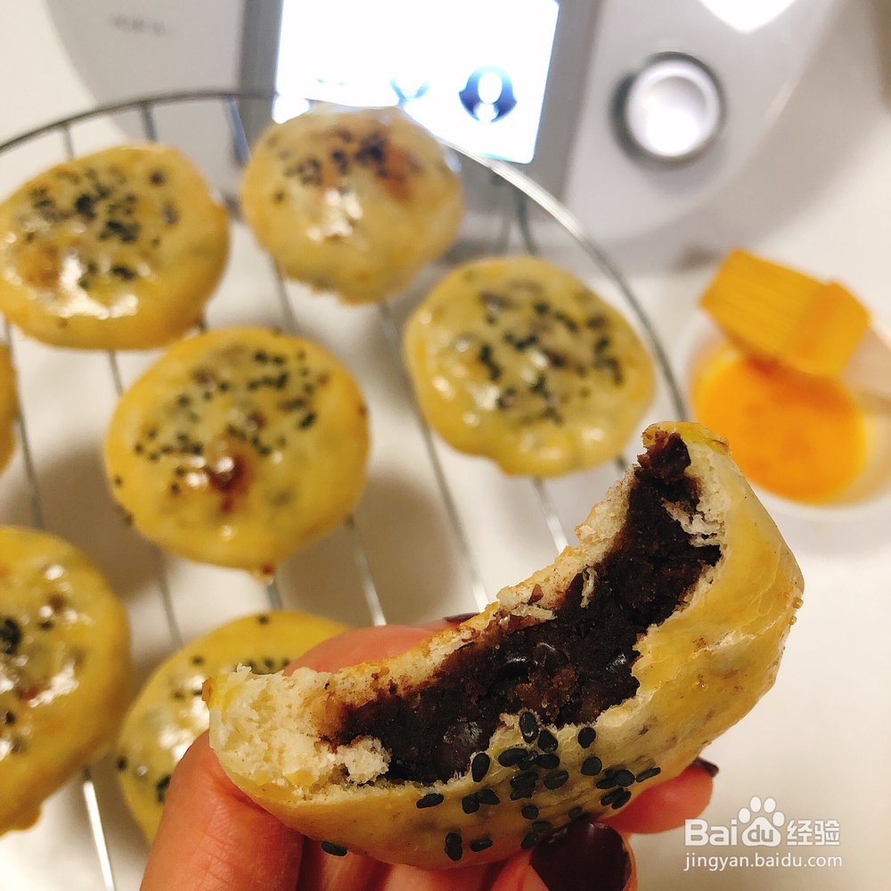 非常简单的蜜豆小面包