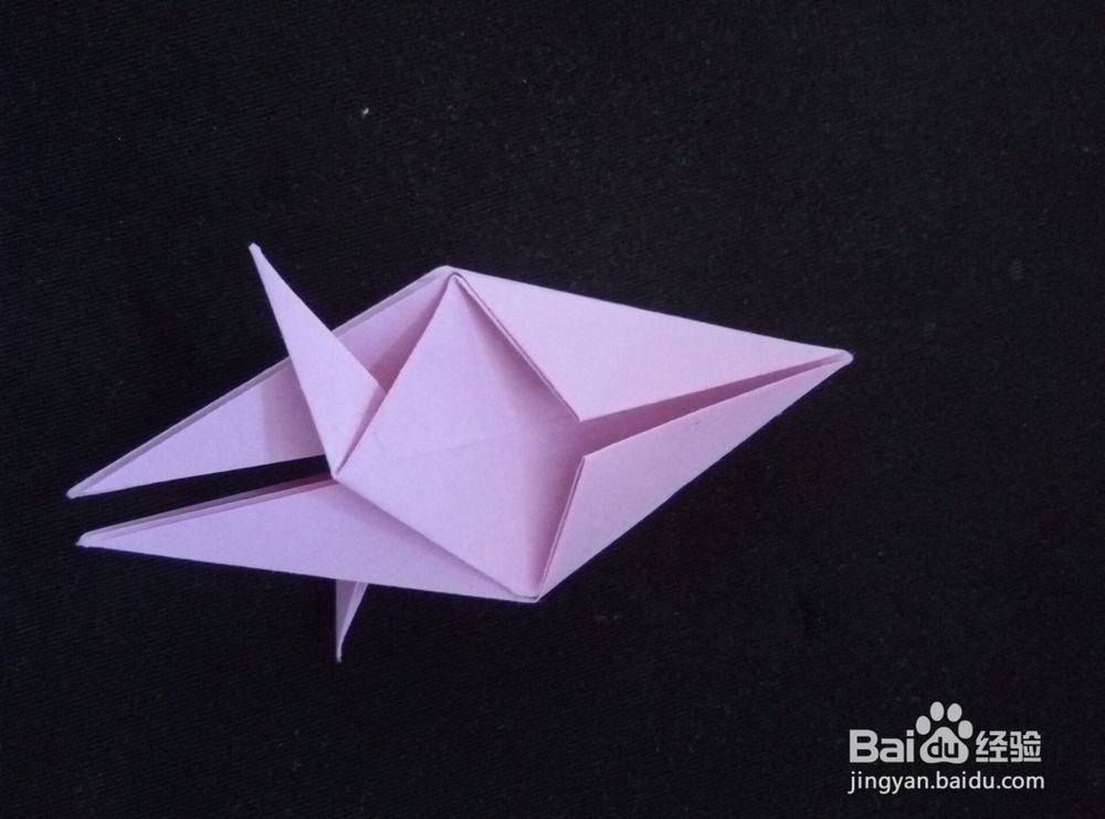 如何快速折出一只小金鱼