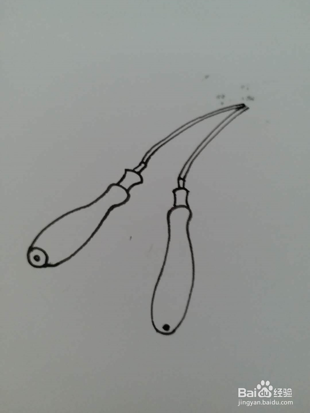 跳绳的简笔画法