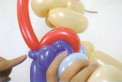 魔法气球造型系列之气球卡通公仔大力水手（下）