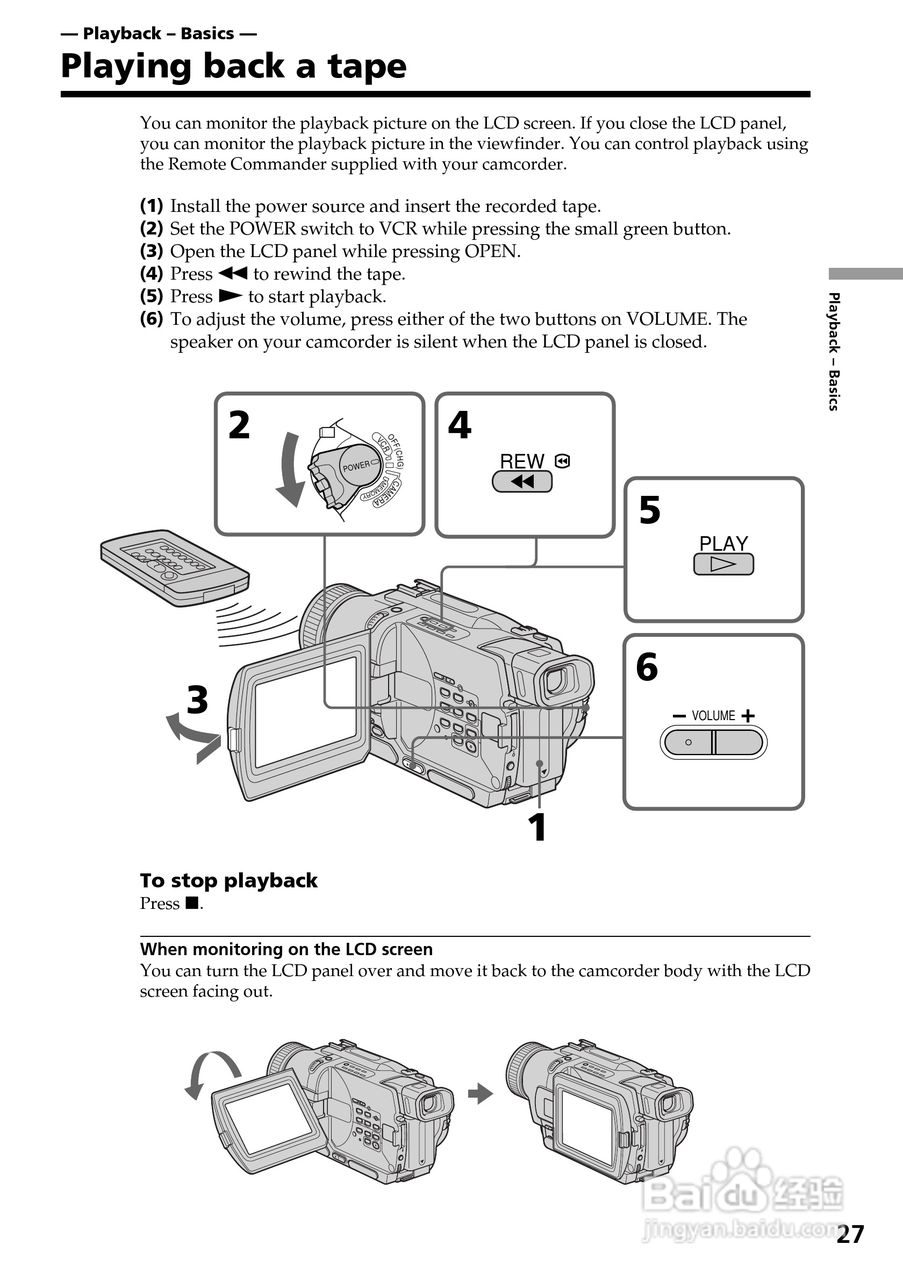 索尼DCR-TRV230数码摄像机说明书:[3]