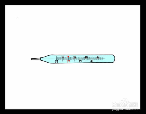 怎么画体温计简笔画