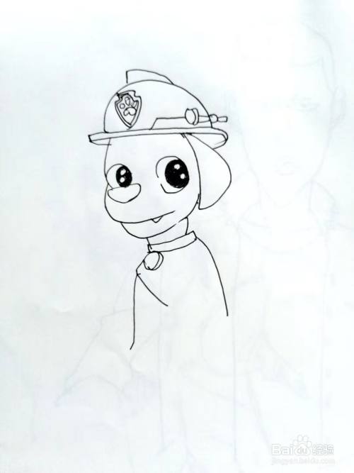 汪汪队毛毛怎么画