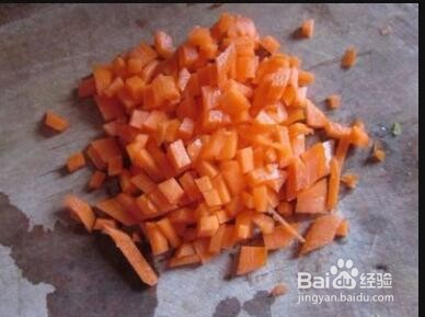 豌豆炒饭的做法