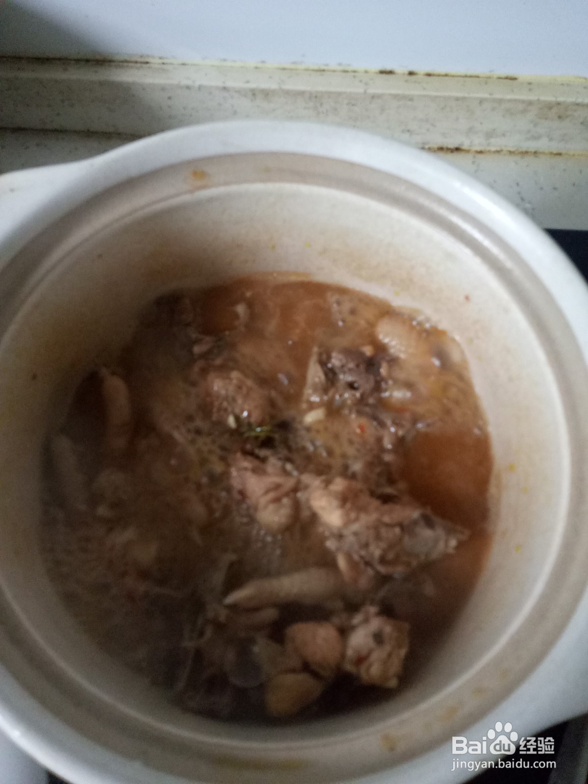 砂锅鸡子炖土豆