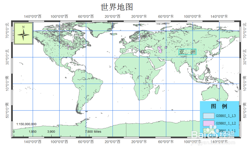 ArcGIS成图其他要素的插入