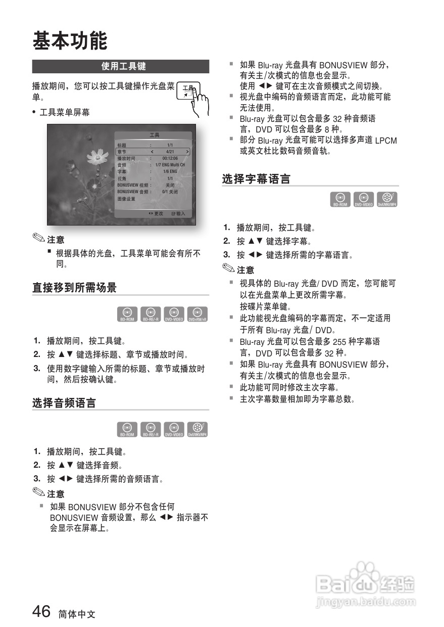 三星HT-C7500W家庭影院使用说明书:[3]