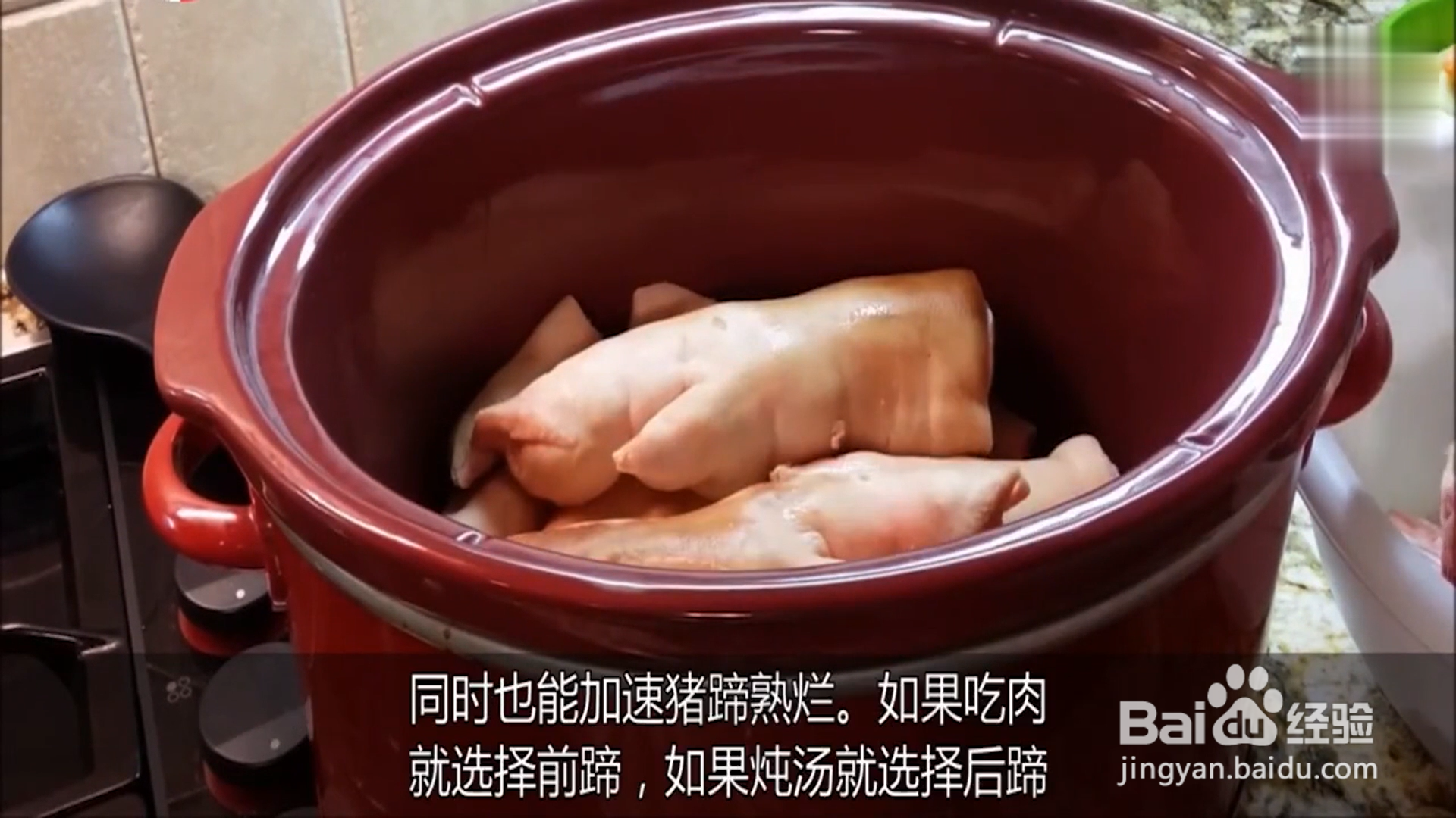 如何挑选猪蹄？