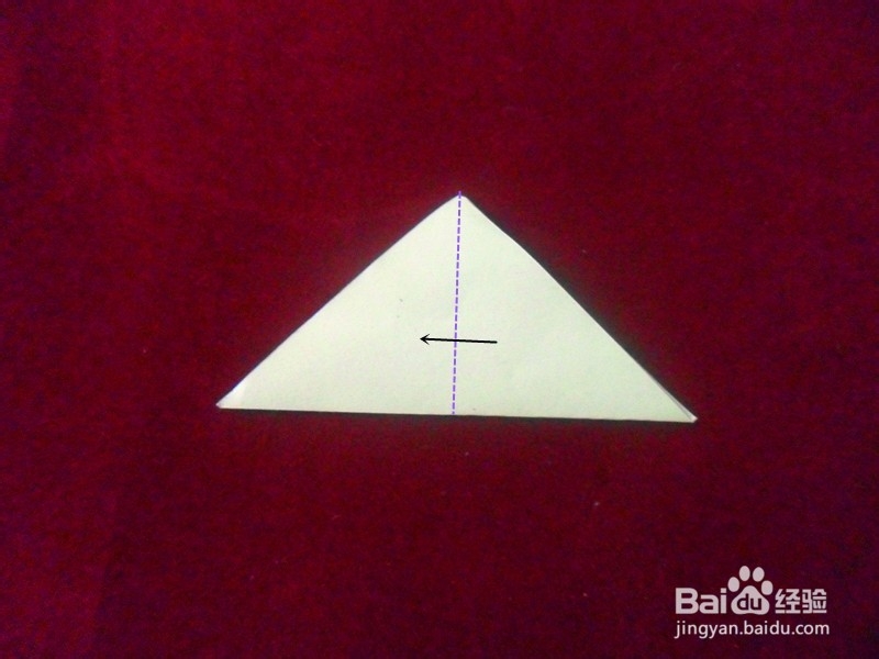 如何折叠双三角形