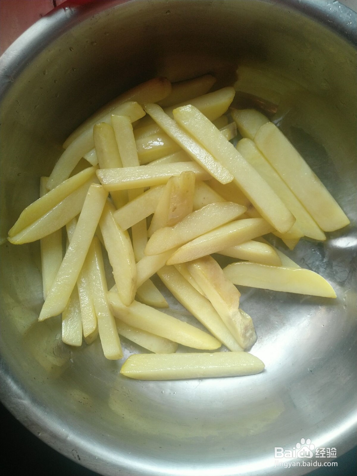 在家自制炸土豆条
