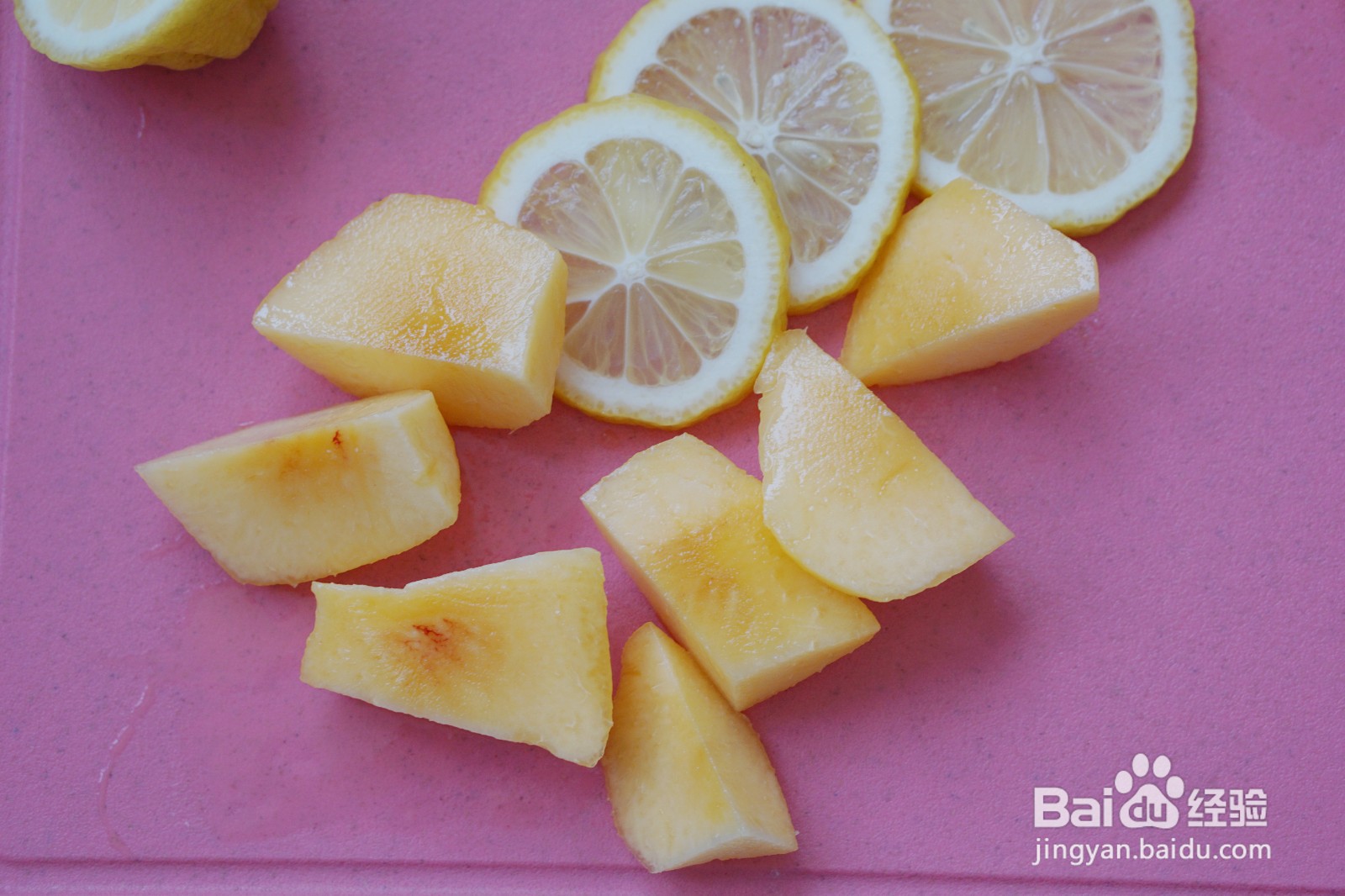 黄桃柠檬气泡水