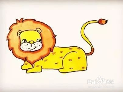 如何画一头狮子