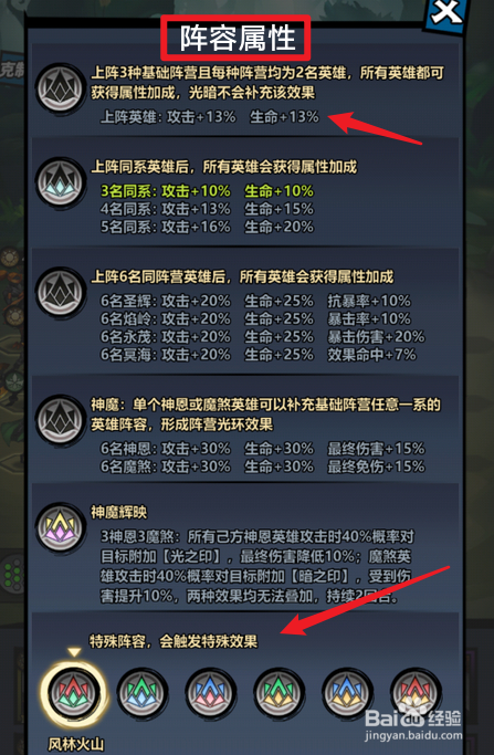 火柴人觉醒阵容属性加成攻略