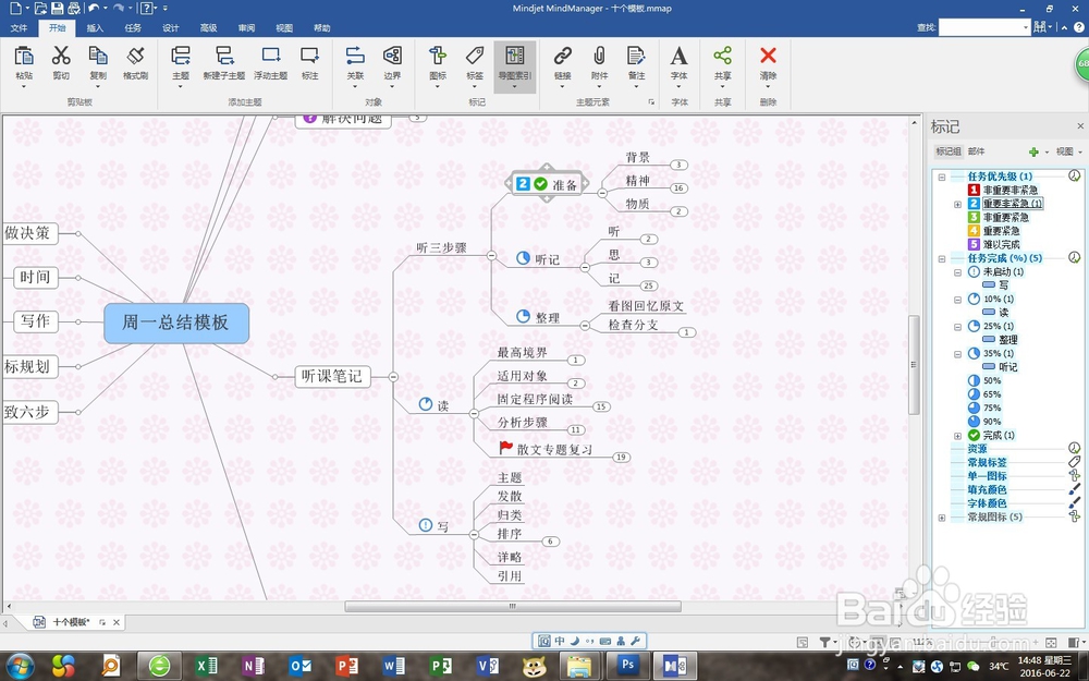 思维导图的导图索引如何使用之二