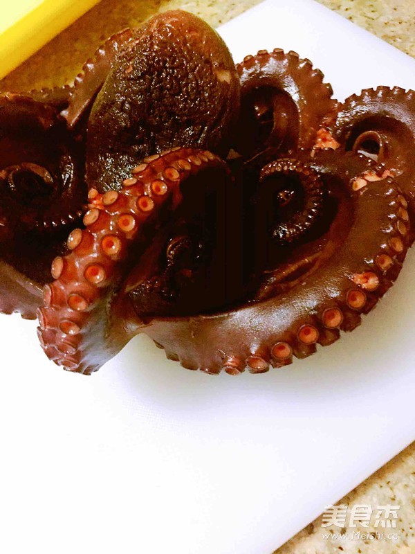 八爪鱼色拉的做法