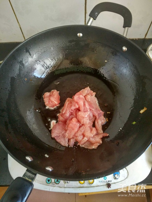 肉片烩豆角的做法