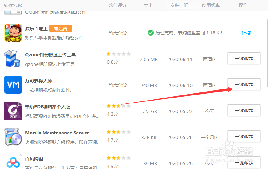 360安全卫士如何使用一键卸载功能