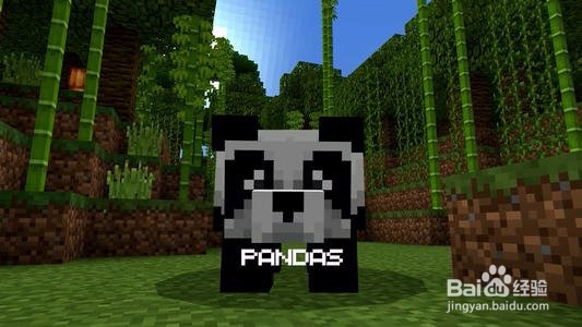 我的世界怎么骑熊猫