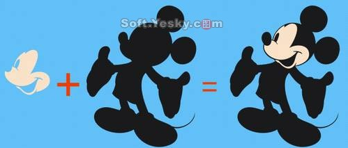 CorelDRAW 绘制迪斯尼米老鼠案例教程
