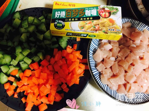 咖喱鸡肉饭的做法