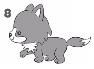小狼崽漫画图片
