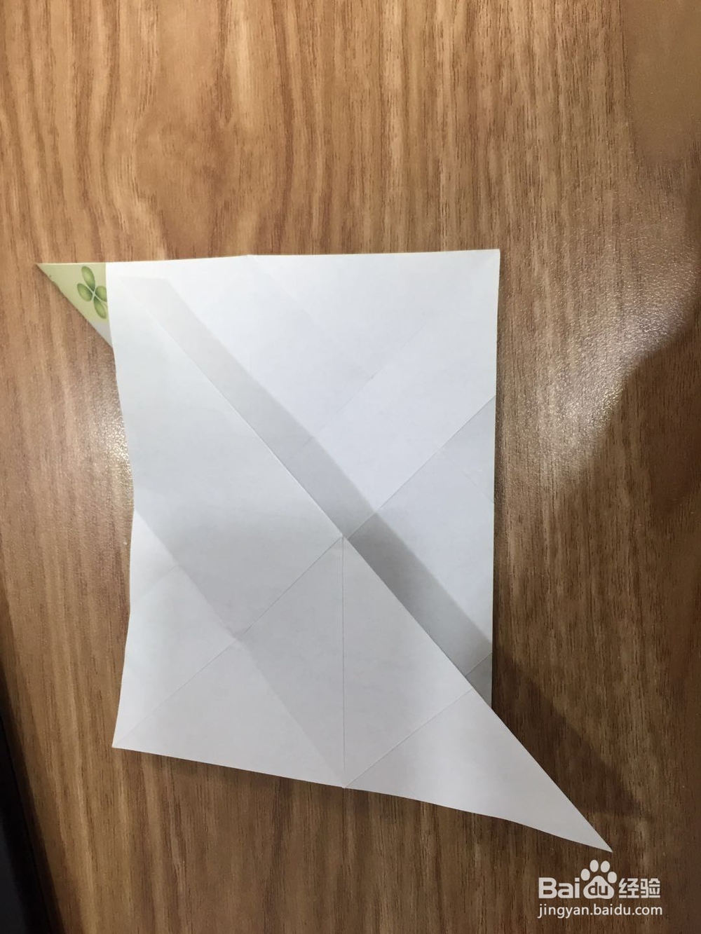 信纸花样的折法-双方形