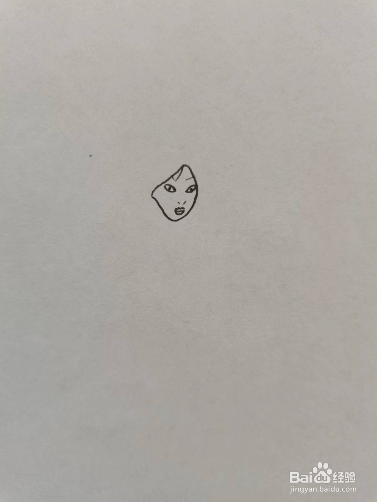 铅笔画女英雄花木兰