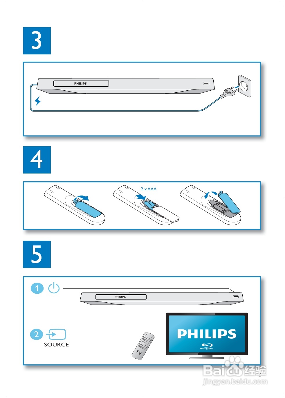 飞利浦BDP2900/93蓝光播放机使用说明书:[1]