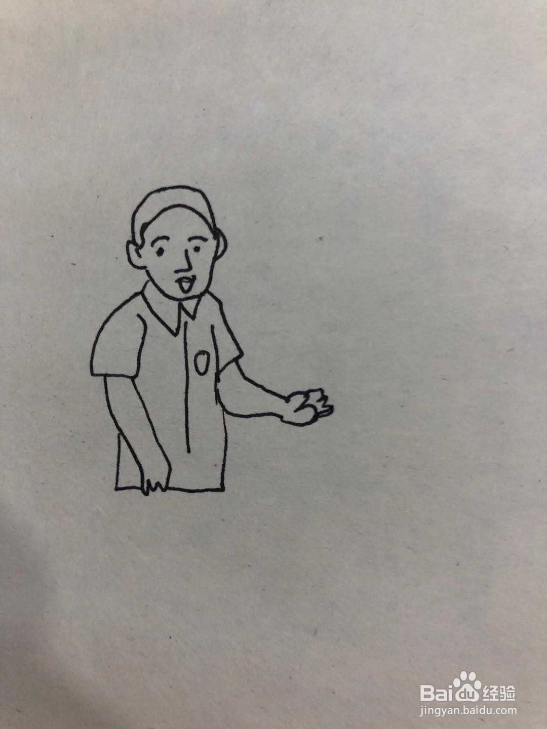 菜市场简笔画