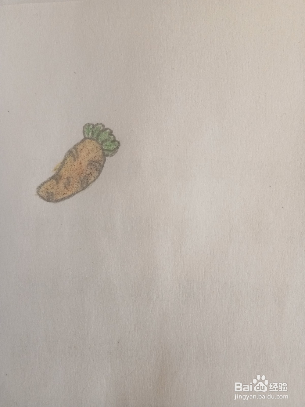 教你画简笔画胡萝卜