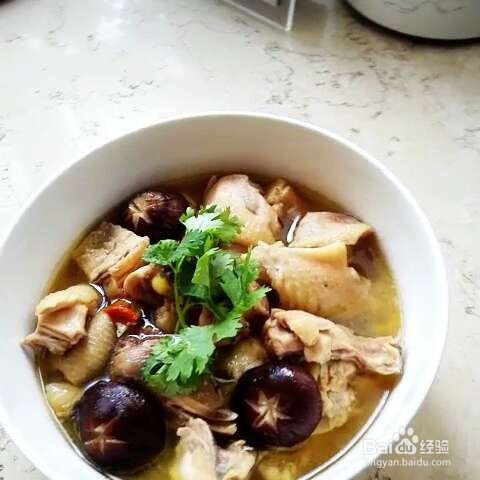 香菇炖鸡的制作方法