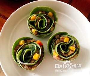 玫瑰花饺子怎么做