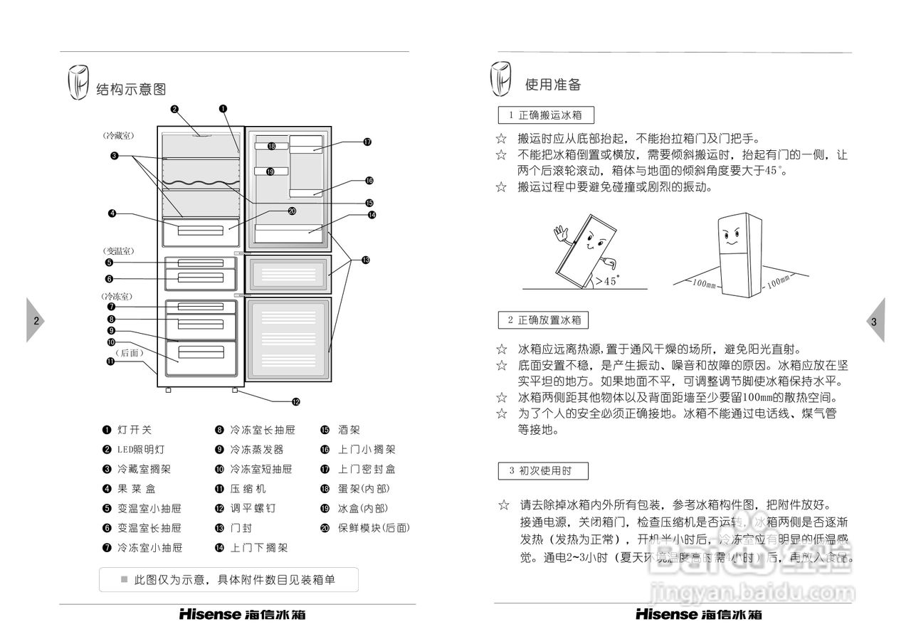 海信冰箱BCD-212VBP/X1型使用说明书