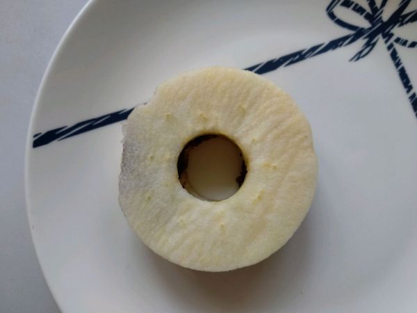 苹果豆沙甜甜圈