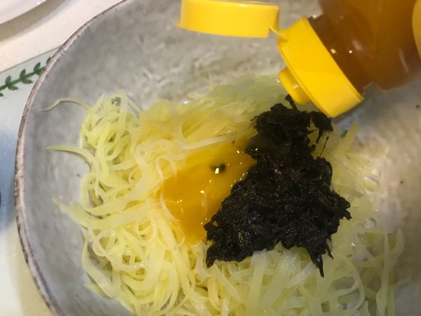 橄榄菜凉拌脆口土豆丝