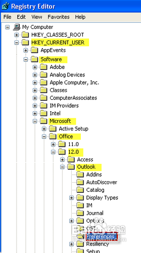 怎么找回Outlook 2003新邮件信封图标