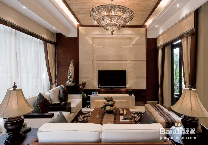 客厅装修，东南亚风格的4点标志性元素