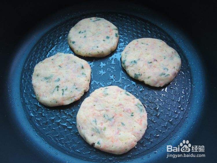 营养美味的土豆火腿早餐饼