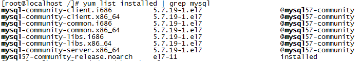 CentOS 7 yum安装配置MySQL5.7教程
