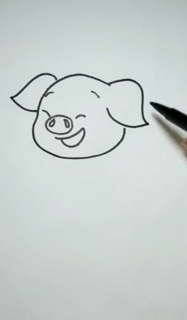 猪八戒简笔画怎么画